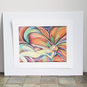 "Flower" an Original Abstract Print